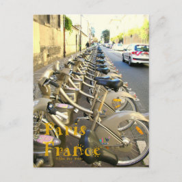 Paris Bicycles Vykort