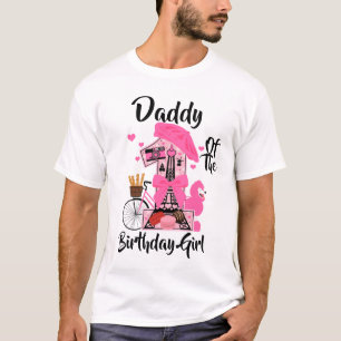 Paris Birthday Girl   Eiffel Torn T Shirt