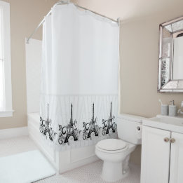 Paris Black White Elegant Flourish