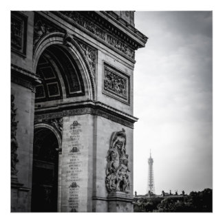 Paris Black & White Fototryck