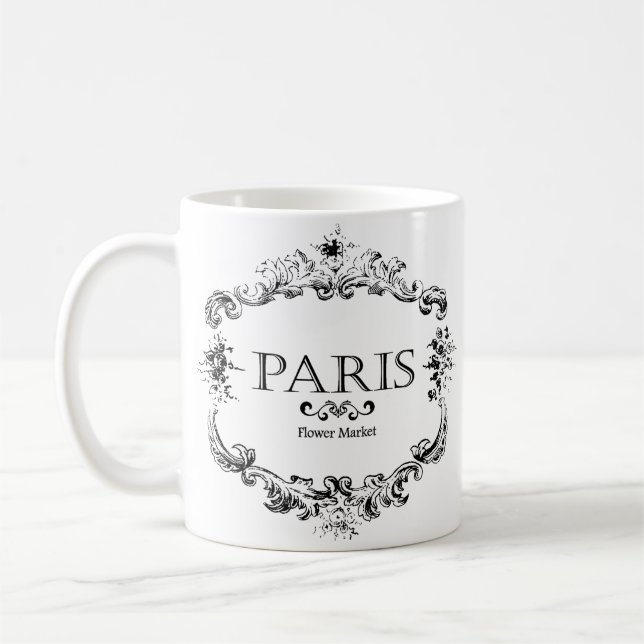 Paris blommarknad   kaffemugg (Vänster)