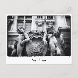 Paris - Bohemiansk konst, statyer, Frankrike Vykort