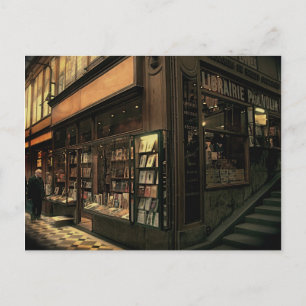 Paris Bookshop Vykort