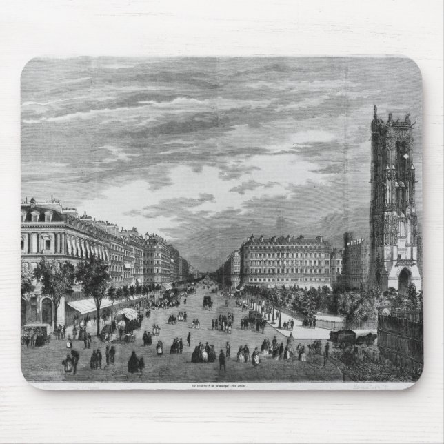 Paris Boulevard de Sebastopol Musmatta (Framsidan)
