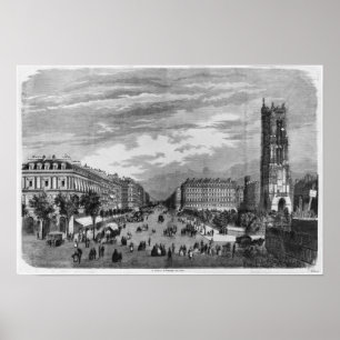 Paris Boulevard de Sebastopol Poster