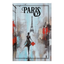 Paris Bound Woman i Black