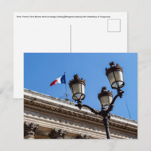 Paris Bourse börsen - Frankrike Vykort
