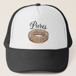 Paris Brest Choux Fransk Patisserie Frankrike Keps