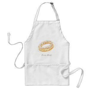 Paris-Brest-vattenfärg Förkläde