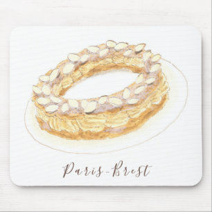 Paris-Brest-vattenfärg Musmatta