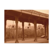 Paris bro i Sepia