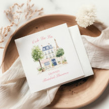 Paris Bröllopsduscha Parisian Café