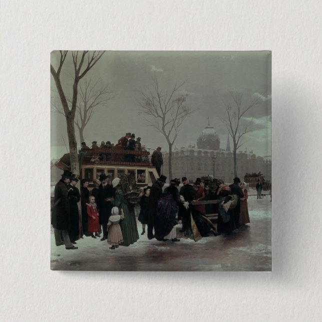 Paris bussolycka knapp (Framsida)