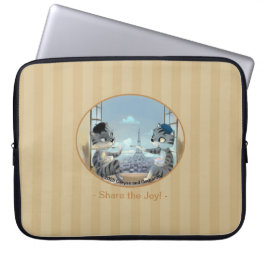 Paris by Day Laptop sleeve - Joy (olika storlekar)