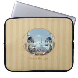Paris by Day Laptop sleeve - Joy (olika storlekar)