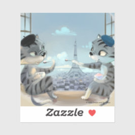 Paris by Day Vinyl Sticker - Joy (olika storlekar) Klistermärken