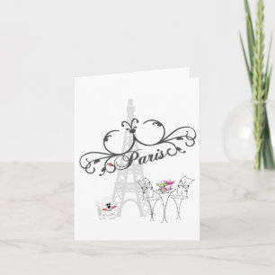 Paris Cafe Card Helgkort