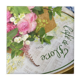 Paris Cafe Ceramic Tile Kakelplatta