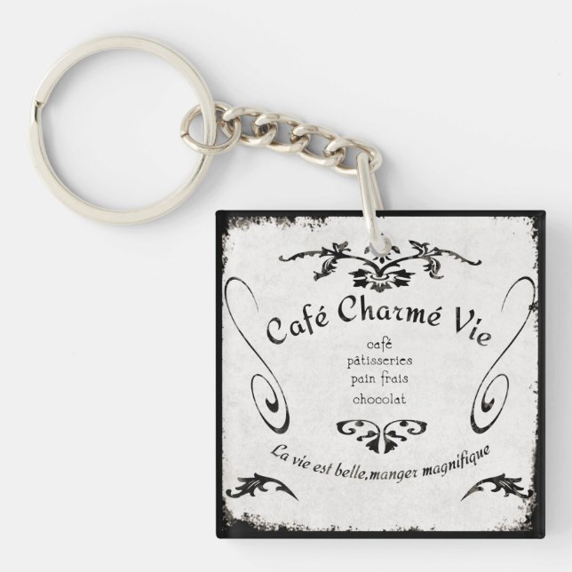 Paris Cafe Keychain (Framsidan)