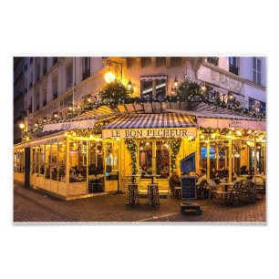 Paris Cafe - Le Bon Pecheur - Fototryck