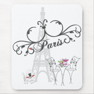 Paris Cafe Mousepad Musmatta