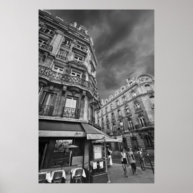 Paris Cafe Scene (IV) Poster (Framsidan)