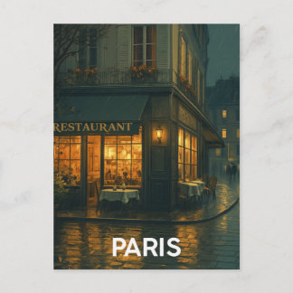 Paris Café Vykort