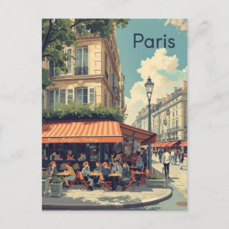 Paris Café Vykort