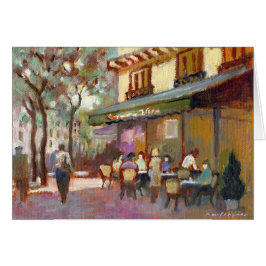 Paris Cafekort Hälsningskort