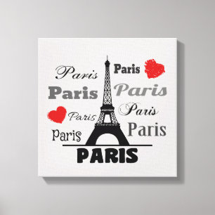 Paris Canvastryck