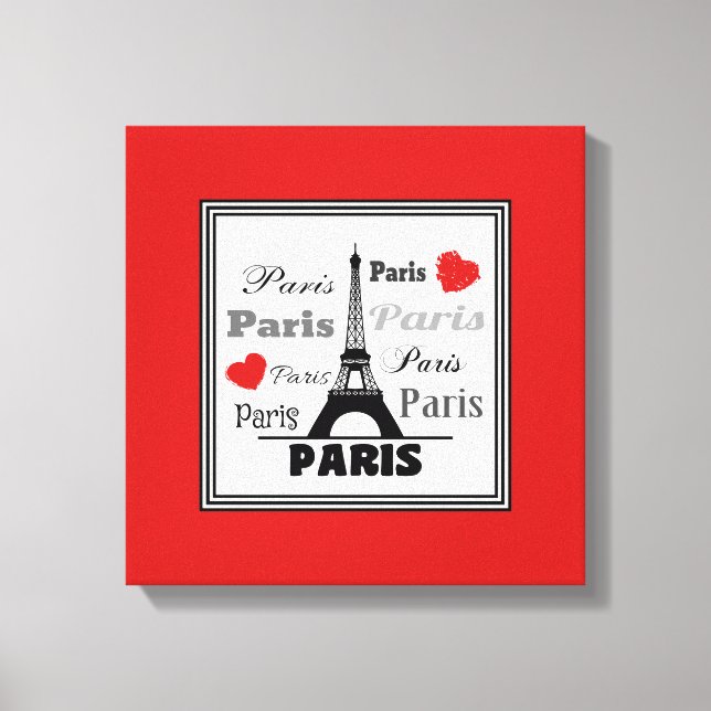 Paris Canvastryck (Framsida)