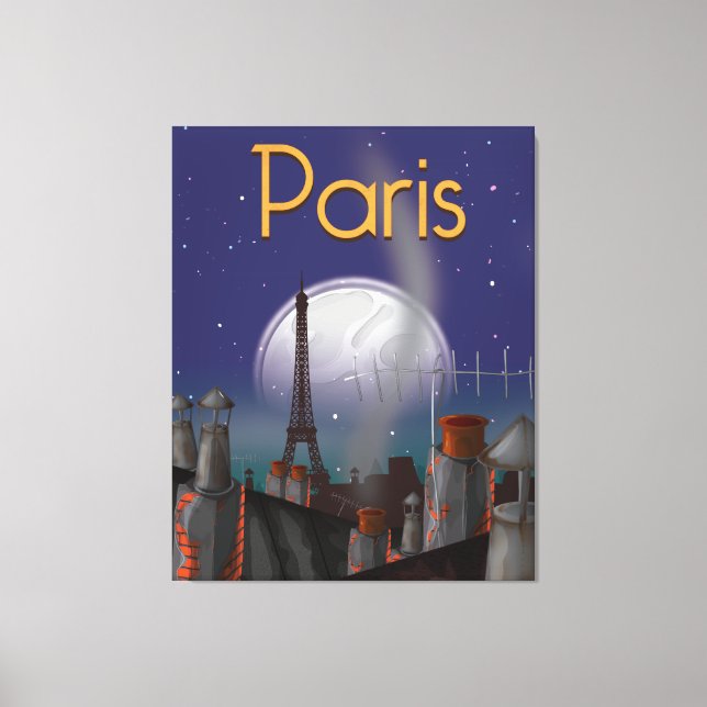 Paris Canvastryck (Framsida)