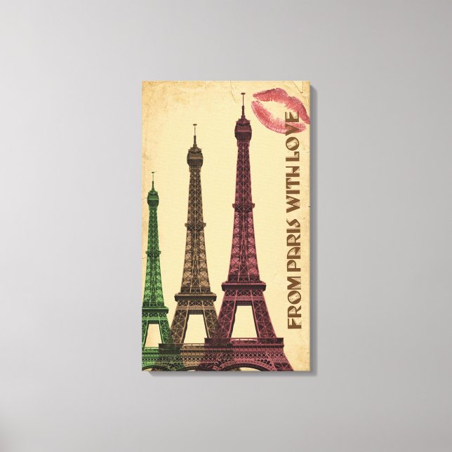 Paris Canvastryck (Framsida)