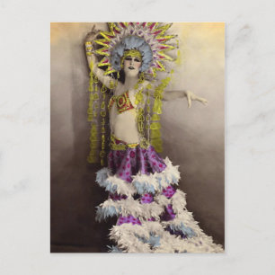 Paris Casino Costumed Dancer Vykort
