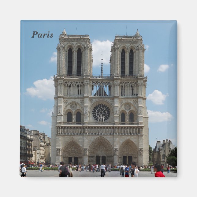 Paris - Cath�drale Notre-Dame - Magnet (Framsidan)