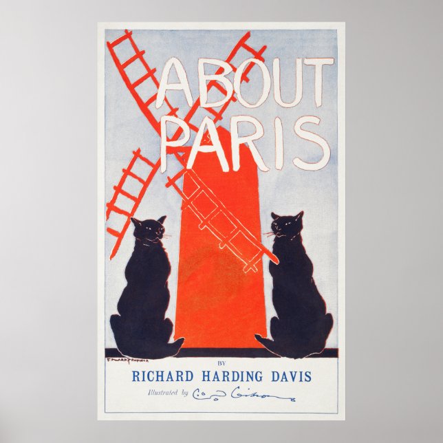 Paris Cats Poster (Framsidan)
