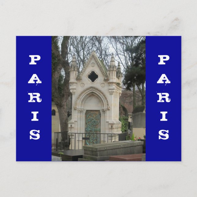 Paris Cemetic Vykort (Framsida)
