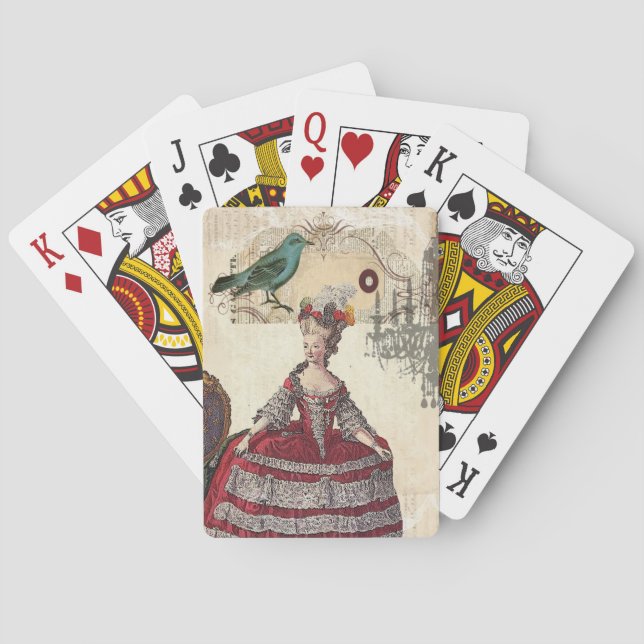 Paris Chandelier-fransken drottning Marie Antoinet Kortlek (Baksidan)