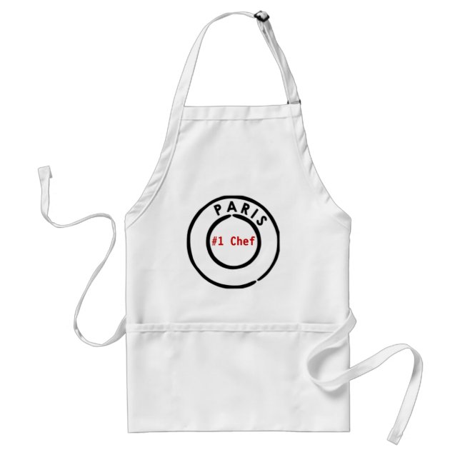 Paris Chef Apron Förkläde (Framsidan)