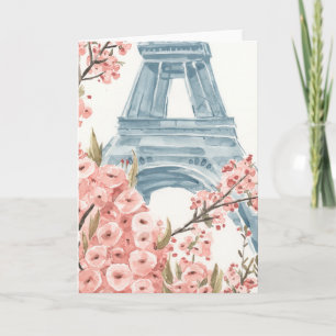 Paris Cherry Blommars Kort
