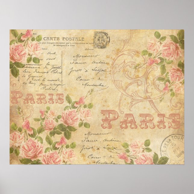 Paris Chic Poster (Framsidan)