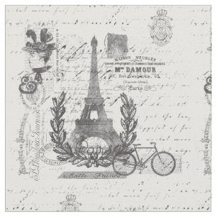 Paris chic skrivar tyg