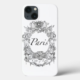 Paris: City of Kärlek Illustration iPhone 6 Fodral