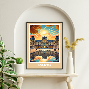 Paris Cityscape - Ikoniska landmärken Poster