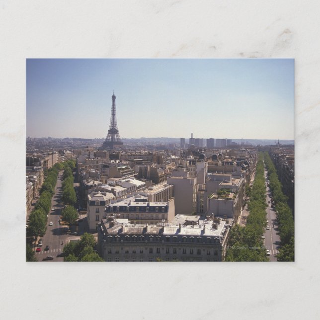Paris cityscape, Paris, Frankrike Vykort (Framsida)