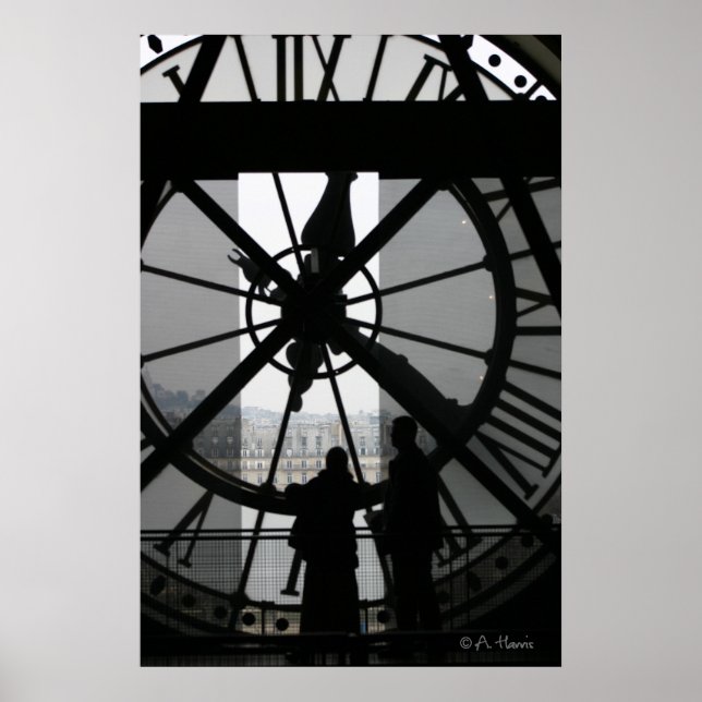 Paris Clock Poster (Framsidan)