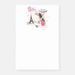 Paris & Coffee Post-it Block
