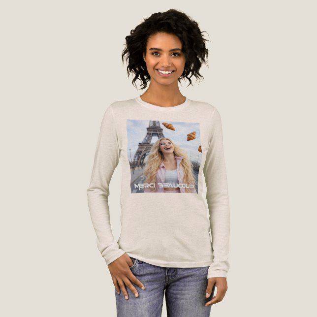 PARIS - CROISSANTER T SHIRT (Hel framsida)