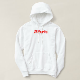 "#Paris" Cute Design. Köp nu Hoodie