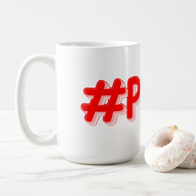 "#Paris" Cute Design. Köp nu Kaffemugg (Med munk)